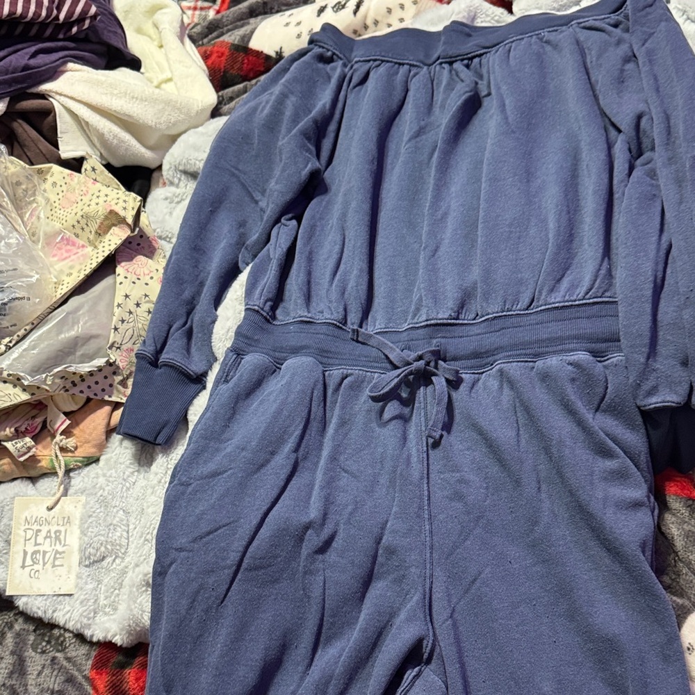 FREE PEOPLE  Indigo Jumpsuit